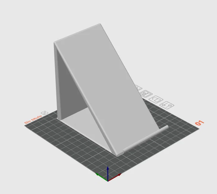 Giá đỡ điện thoại để bàn 3D nhỏ gọn, chắc chắn - Image 1