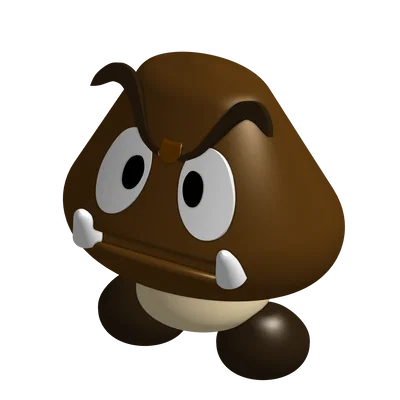 Mô hình 3D Goomba trong game Mario - Tải file STL miễn phí