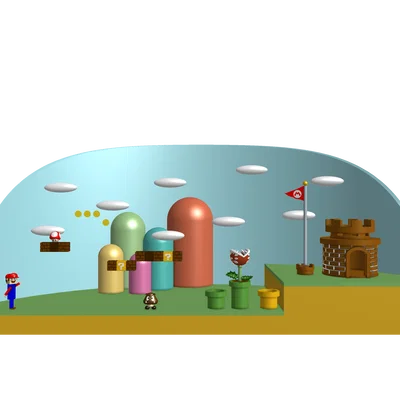 Mô hình 3D Goomba trong game Mario - Tải file STL miễn phí