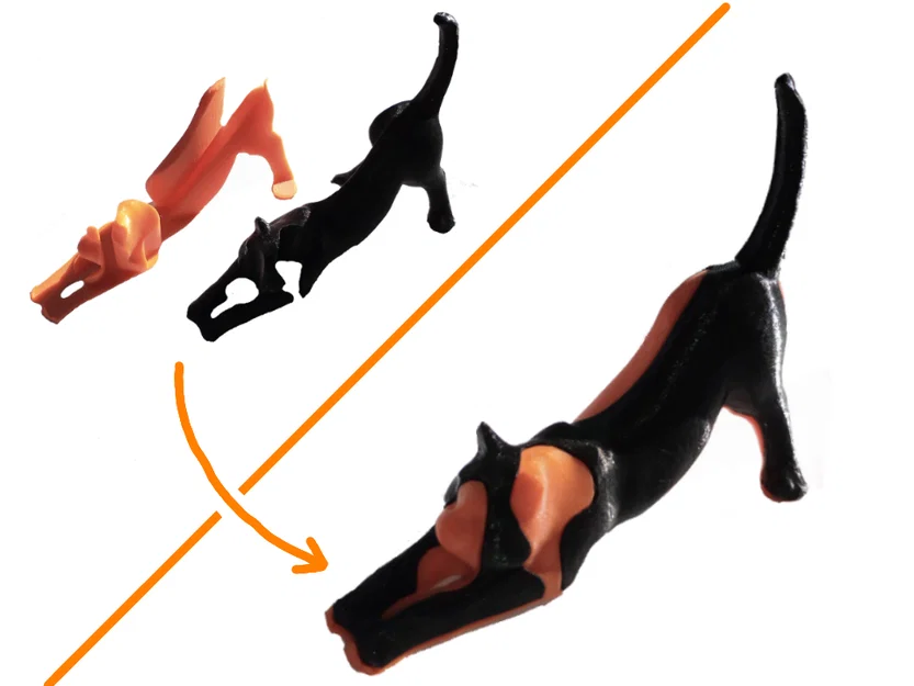 Single Extruder - Dual Color - Mèo Vươn Mình - Image 1