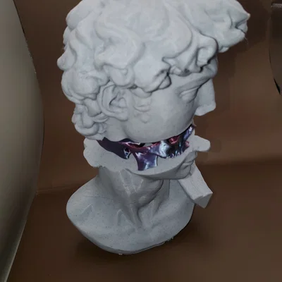 Splitting of David – Bản tách rời đầu tượng David và skull