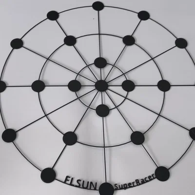 Bộ mẫu kiểm tra độ phẳng bàn in cho FLSUN Super Racer và Q5