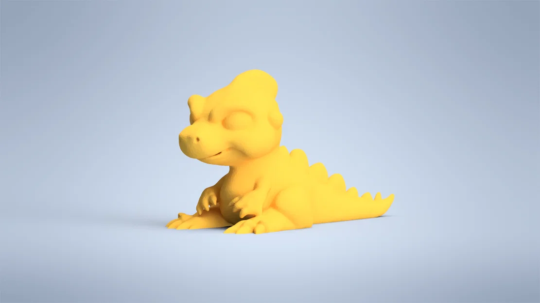 Mô hình 3D chú khủng long Cute Dino dễ thương cho bé - Image 1