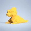 Mô hình 3D chú khủng long Cute Dino dễ thương cho bé - Thumbnail 1