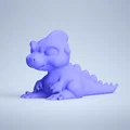 Mô hình 3D chú khủng long Cute Dino dễ thương cho bé - Thumbnail 2