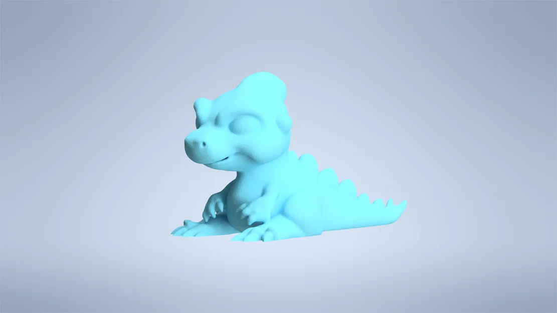 Mô hình 3D chú khủng long Cute Dino dễ thương cho bé - Image 3
