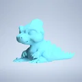 Mô hình 3D chú khủng long Cute Dino dễ thương cho bé - Thumbnail 3