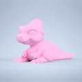 Mô hình 3D chú khủng long Cute Dino dễ thương cho bé - Thumbnail 4