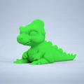 Mô hình 3D chú khủng long Cute Dino dễ thương cho bé - Thumbnail 5
