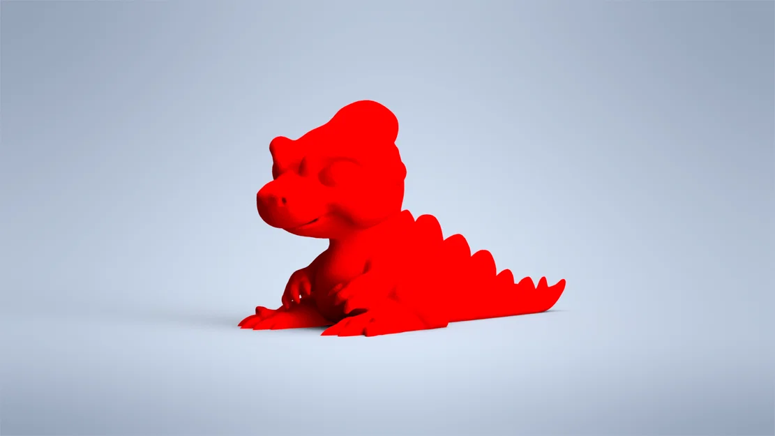 Mô hình 3D chú khủng long Cute Dino dễ thương cho bé - Image 7