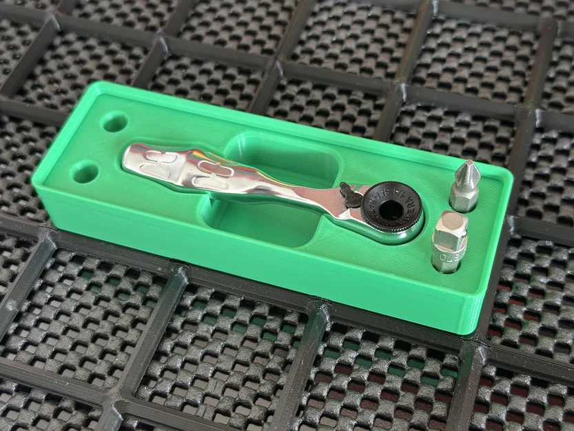 Khay Gridfinity cho tay vặn Wera 8001 Ratchet - Image 1