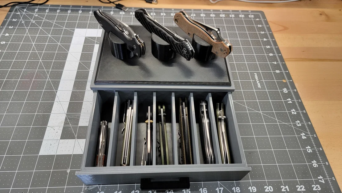 Kệ trưng bày dao kèm ngăn kéo - Image 7