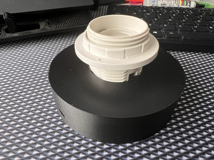Đế đèn để bàn hỗ trợ đui E27 - Thiết kế in 3D tiện dụng - Image 2