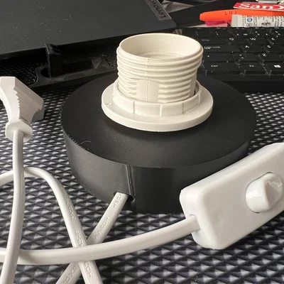 Đế đèn để bàn hỗ trợ đui E27 - Thiết kế in 3D tiện dụng