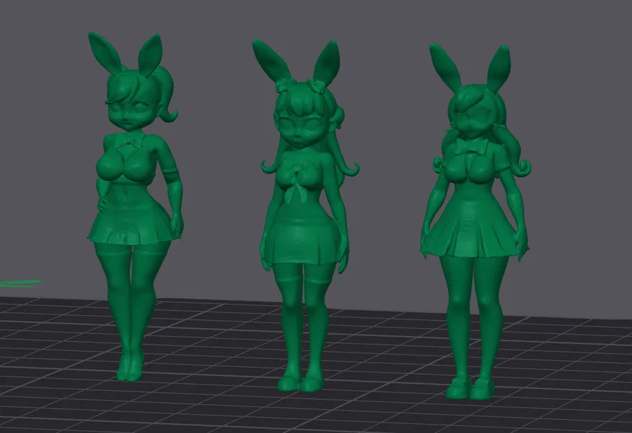 Mô hình Sexy Bunny Girl Anime - File in 3D đẹp mắt cho sưu tập - Image 1