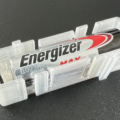 Hộp/khay pin AA không lò xo, tiếp xúc chống rung sốc