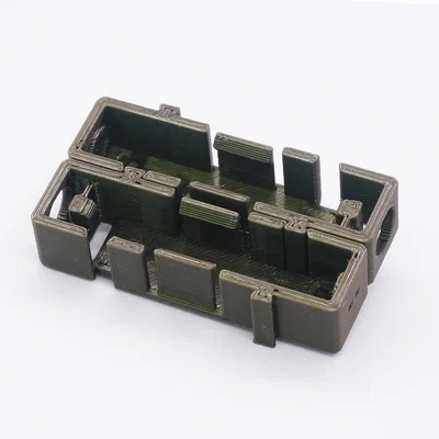 Hộp pin AAA không lò xo, tiếp xúc chống rung (shock resistant contact)