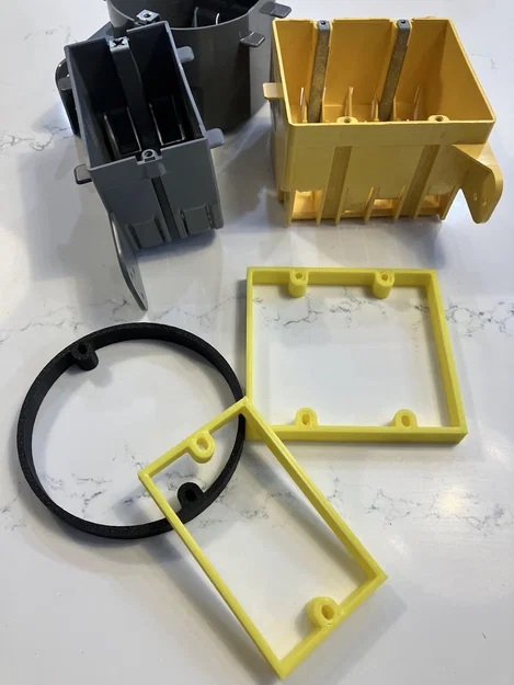 Bộ mở rộng hộp điện âm tường (Electrical Junction Box Extensions) - Image 1