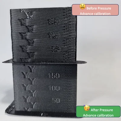 Tháp Calibration – Pressure Advance (M572) hoặc Linear Advance (M900)