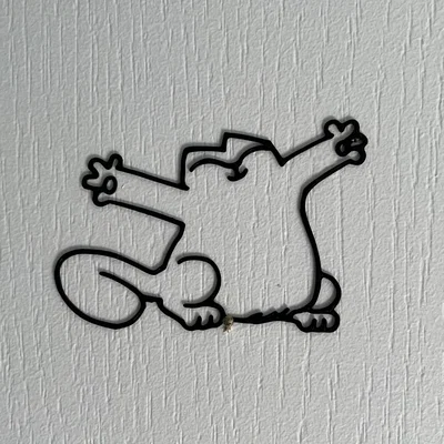 Mô hình trang trí tường Simon's Cat #1 độc đáo - Dễ in 3D