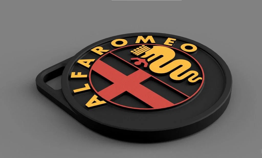 Alfa Romeo Classic - Móc khóa (Key chain) - Portachiavi - Porte Clès - 钥匙链 - Image 2