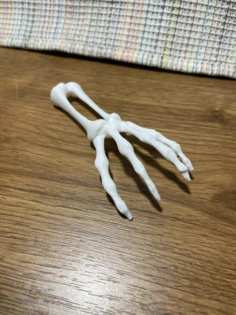 Mô hình bàn tay xương Skeleton Hand trang trí Halloween ấn tượng - Image 2
