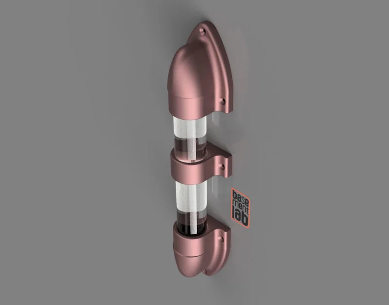 Tay Nắm Cửa Steampunk Phong Cách Công Nghiệp (Offset Wall Flange) - Image 1