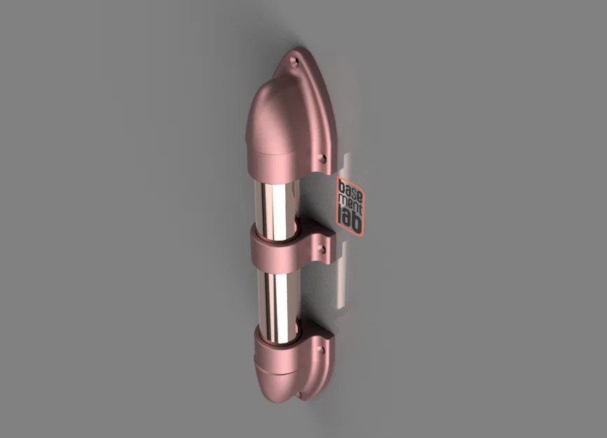 Tay Nắm Cửa Steampunk Phong Cách Công Nghiệp (Offset Wall Flange) - Image 3