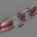 Tay Nắm Cửa Steampunk Phong Cách Công Nghiệp (Offset Wall Flange) - Thumbnail 4