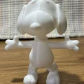 Mô hình 3D chú chó Snoopy nhảy múa siêu đáng yêu để tự tô màu - Thumbnail 1