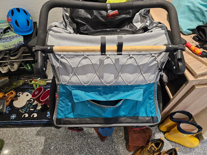 Móc treo xe đạp trẻ em cho xe kéo Qeridoo (3D Printed) - Image 2