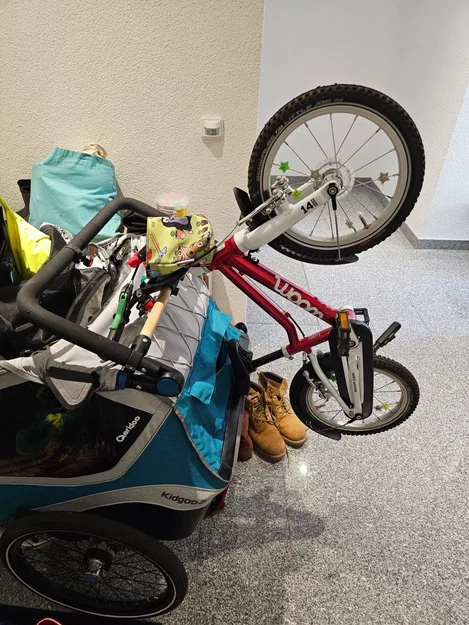 Móc treo xe đạp trẻ em cho xe kéo Qeridoo (3D Printed) - Image 3