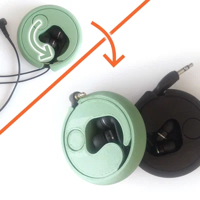 Dụng cụ cuốn tai nghe Earbud Winder - Print in Place