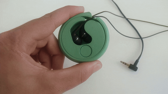 Dụng cụ cuốn tai nghe Earbud Winder - Print in Place