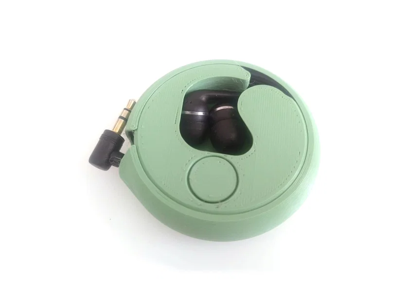 Dụng cụ cuốn tai nghe Earbud Winder - Print in Place - Image 3