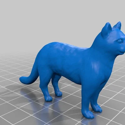 Mô hình chú mèo 3D dễ thương trang trí bàn làm việc cực xinh