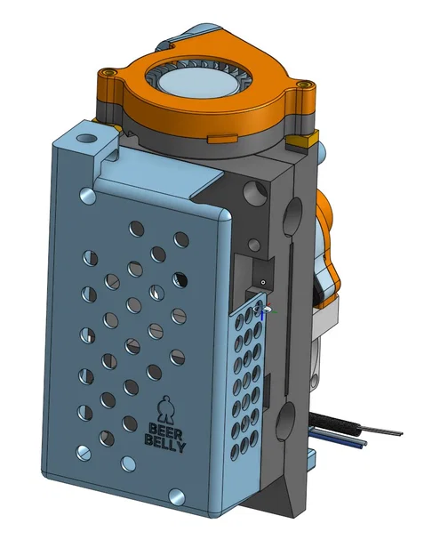 Beer Belly Print Head cho Qidi X-Max 3/Orbiter 2/Rapido K500 (v0.7, 18/05/2025) - Image 2