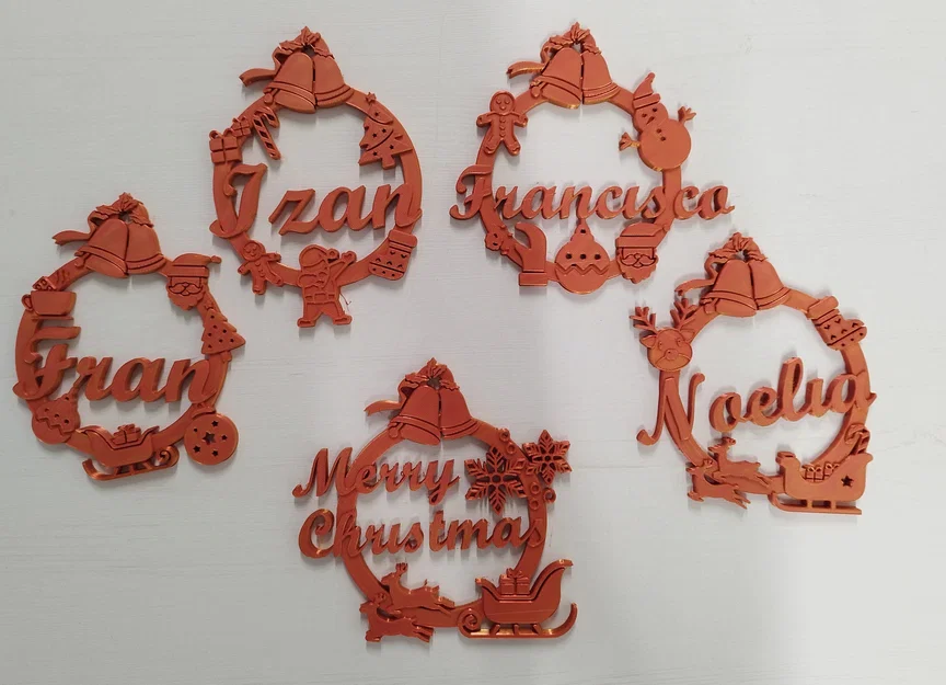 Đồ trang trí Giáng Sinh tuỳ biến (Adornos de navidad personalizables) - Image 1