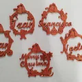 Đồ trang trí Giáng Sinh tuỳ biến (Adornos de navidad personalizables) - Thumbnail 1