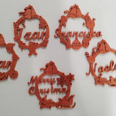 Đồ trang trí Giáng Sinh tuỳ biến (Adornos de navidad personalizables)