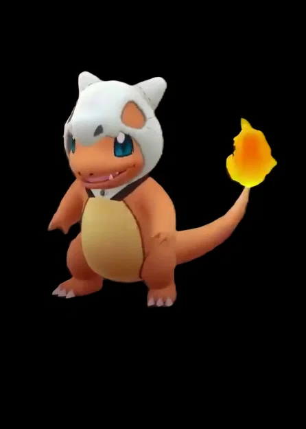 Mô hình 3D Charmander hóa trang Halloween độc đáo - Image 1