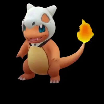 Mô hình 3D Charmander hóa trang Halloween độc đáo