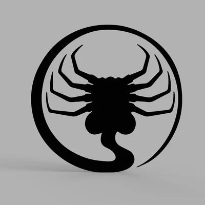 Mô hình trang trí tường Alien Logo ấn tượng cho không gian sống