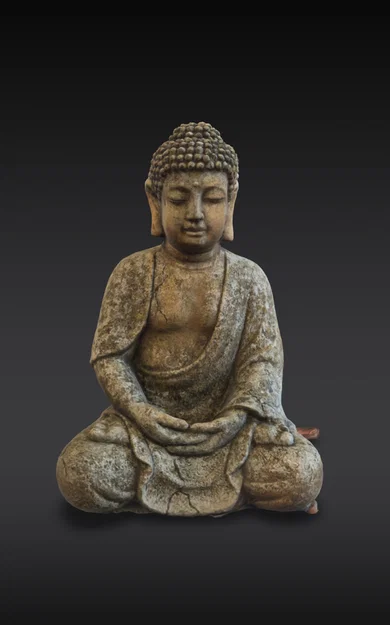 Mô hình tượng Phật ngồi thiền tinh xảo in 3D - Image 1