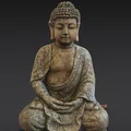 Mô hình tượng Phật ngồi thiền tinh xảo in 3D - Thumbnail 1