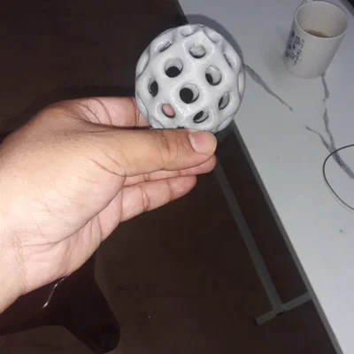 Moon Ball: Mô hình quả bóng 3D thiết kế dạng lưới độc đáo