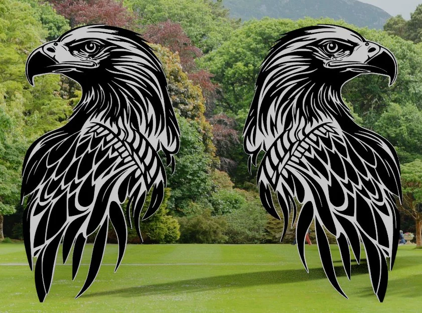 Mô hình trang trí 3D hình đại bàng (Eagle) - Decor tường đẳng cấp - Image 1