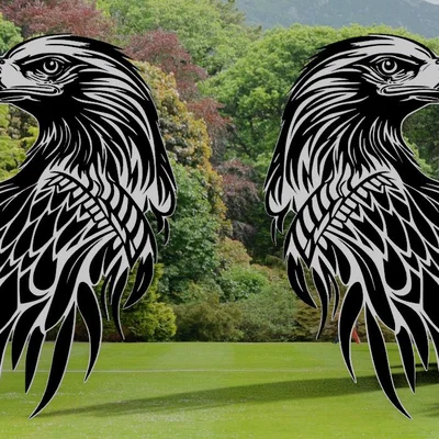 Mô hình trang trí 3D hình đại bàng (Eagle) - Decor tường đẳng cấp