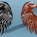 Mô hình trang trí 3D hình đại bàng (Eagle) - Decor tường đẳng cấp - Thumbnail 2