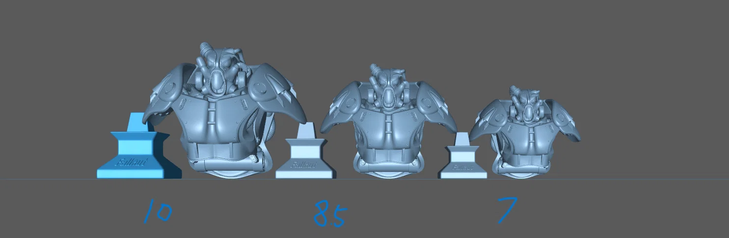 Bust Fanart Giáp Power Armor X-01 (Fallout) - Image 2